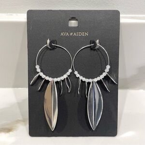 NEW Ava & Aiden Dangle Hoop Earrings